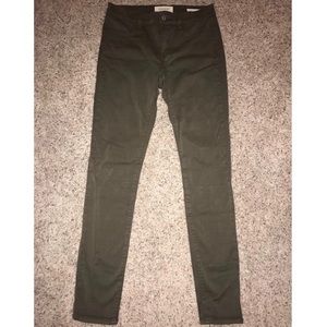 American Eagle Outfitter dark green jeans